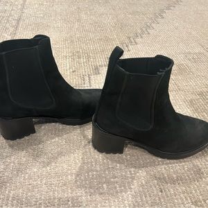 Thursday Boot Company Knockout Black Suede Boots Size 8.5